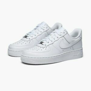 Triple White Air Force Ones
